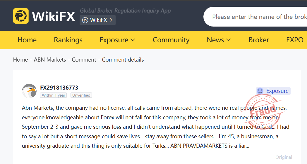 ABN Markets opinie