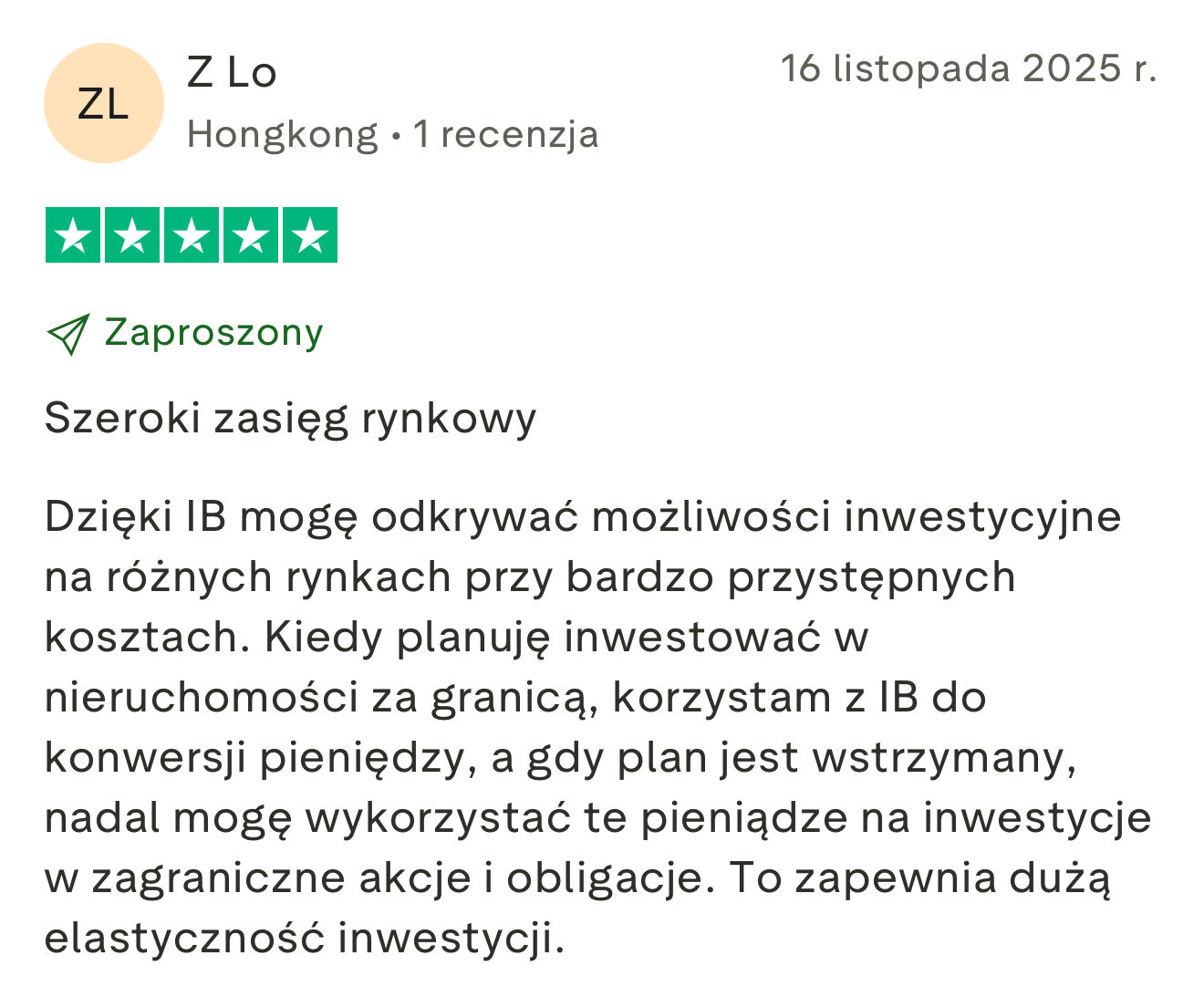 Opinie o Interactivebrokers