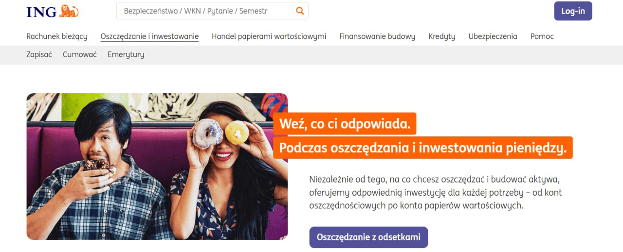 ING strona internetowa