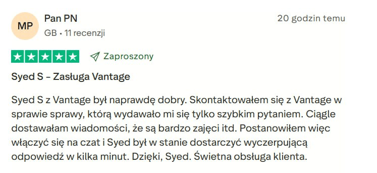 Vantage Markets opinie
