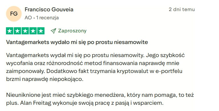 Vantage Markets opinia