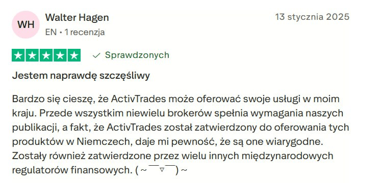 ActivTrades opinie