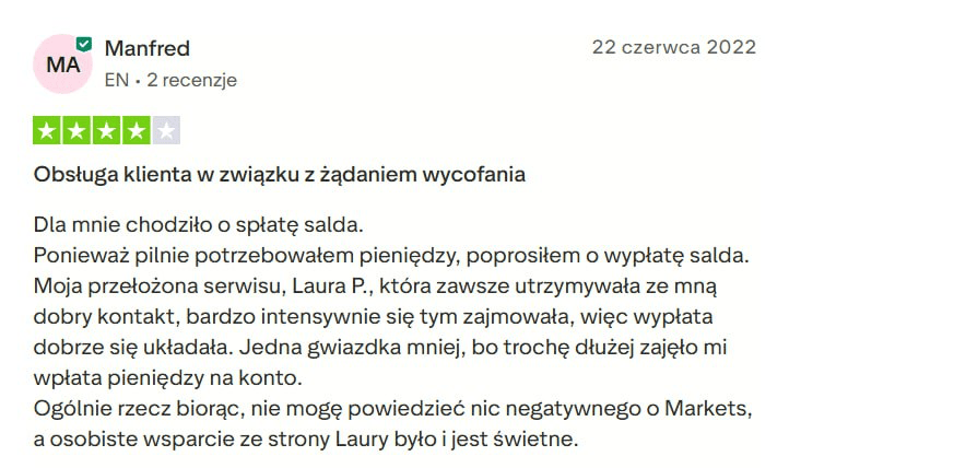 Markets.com opinie