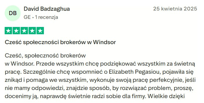 Opinie o Windsor Brokers