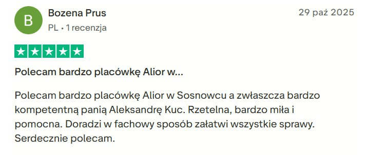 Opinia o Alior Trader