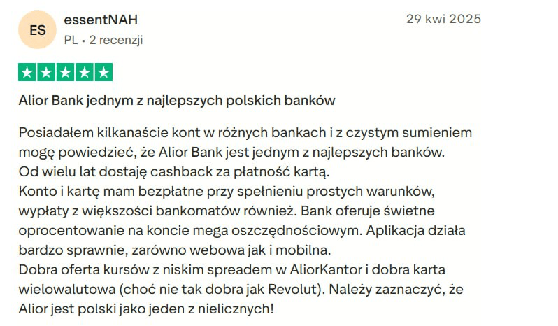 Alior Trader opinie